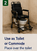 Latest DigniChair prototype in Toilet mode